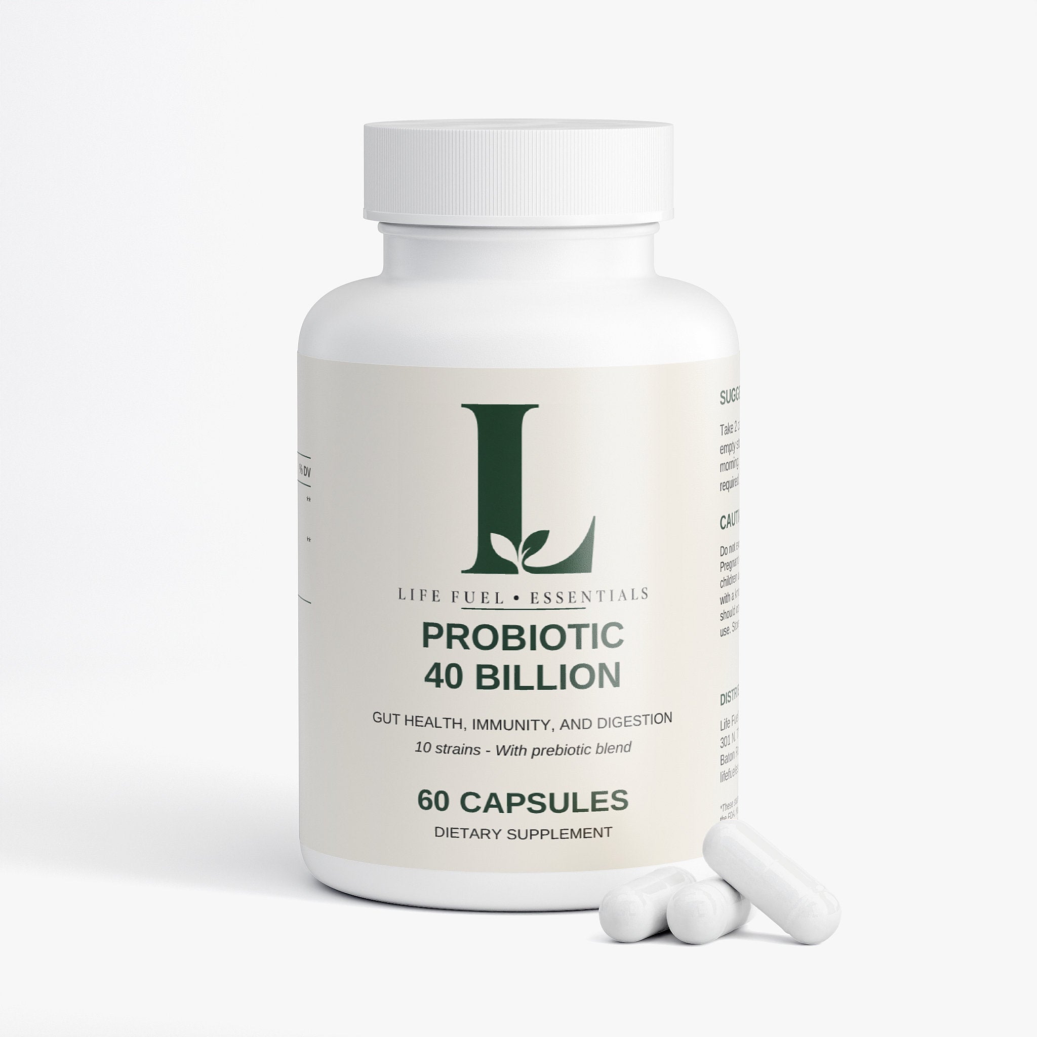 Probiotic 40 Billion with Prebiotics